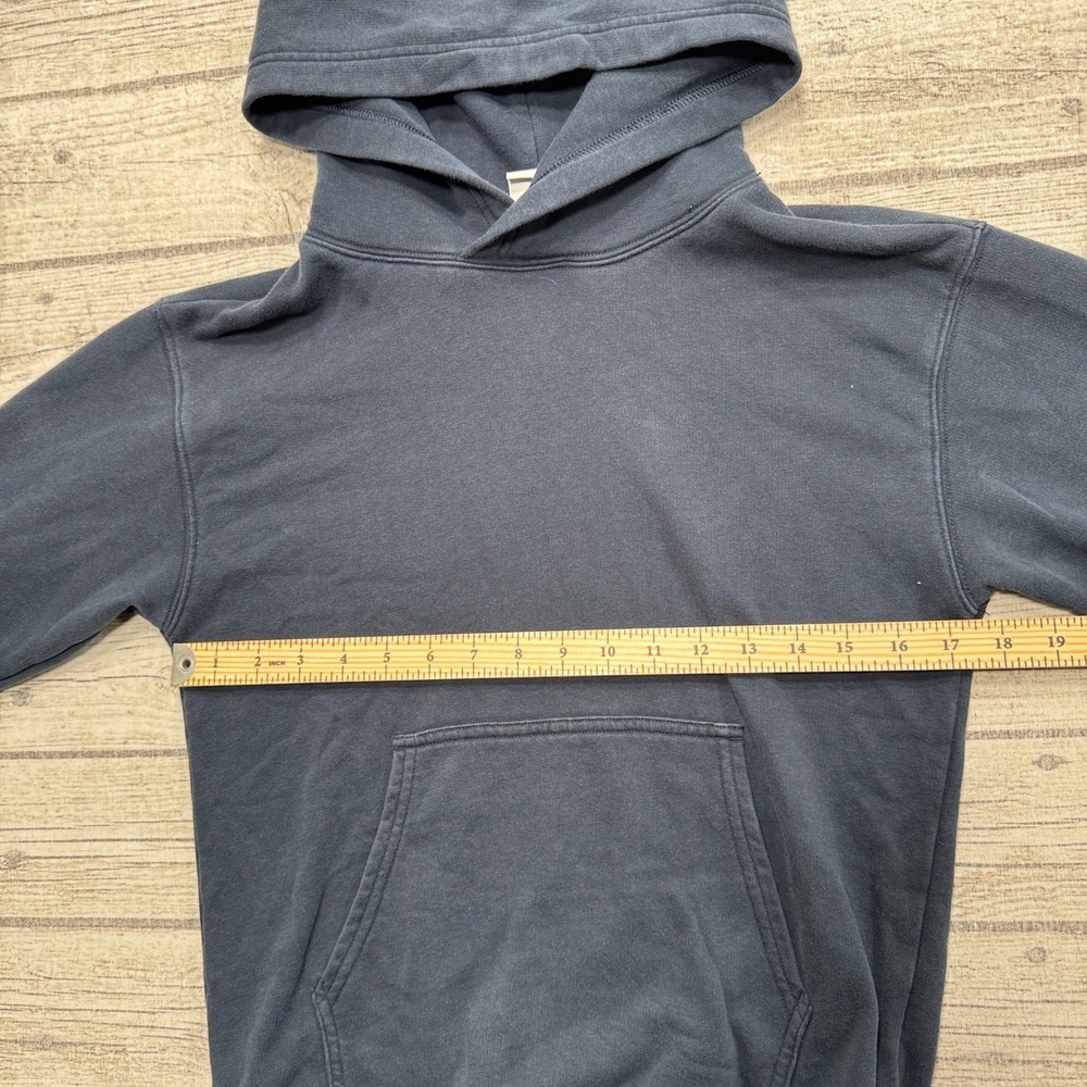 TNA Aritzia Hoodie Women's XS Navy Blue AiryAF Fleece Lined Pullover Activewear - Picture 3 of 5